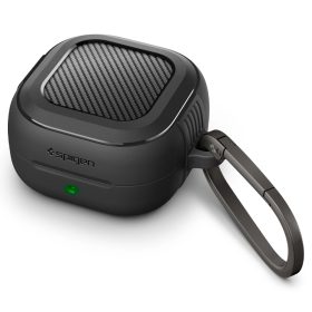   Spigen Rugged Armor Samsung Galaxy Buds 4 / Buds 4 Pro tok, Matte Black, fekete