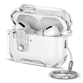   Tech-Protect Bounce Pro AirPods Pro 3 tok, karabinerrel, átlátszó