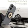 Tech-Protect MMR700 Lamano mágneses telefon tartó gyűrű, MagSafe, fekete-arany