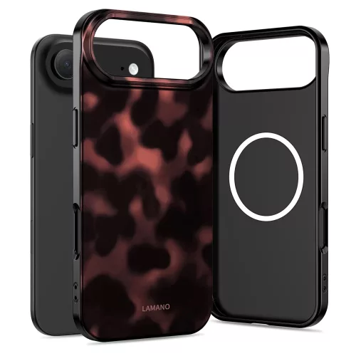 Tech-Protect Lamano Apple iPhone Air (2025) hátlap tok, MagSafe, Panther, fekete