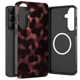   Tech-Protect Lamano Samsung Galaxy S26 Plus hátlap tok, MagSafe, Panther, fekete