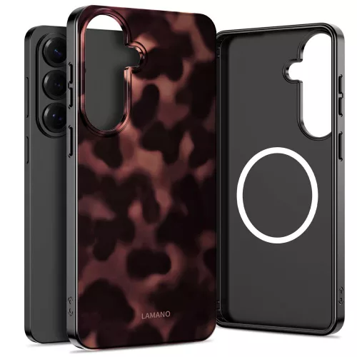 Tech-Protect Lamano Samsung Galaxy S26 Plus hátlap tok, MagSafe, Panther, fekete