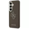 Guess Grained Big 4G Metal Logo Samsung Galaxy S26 tok, barna