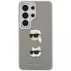 Karl Lagerfeld Saffiano Double Heads Metal Samsung Galaxy S26 Ultra tok, ezüst