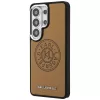 Karl Lagerfeld Perforated KL Samsung Galaxy S26 Ultra mágneses tok, MagSafe, barna