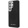 Karl Lagerfeld Perforated KL Samsung Galaxy S26 Ultra mágneses tok, MagSafe, fekete