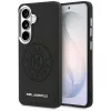 Karl Lagerfeld Perforated KL Samsung Galaxy S26 Plus mágneses tok, MagSafe, fekete
