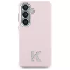 Karl Lagerfeld K Metal Logo Samsung Galaxy S26 mágneses tok, MagSafe, rózsaszín