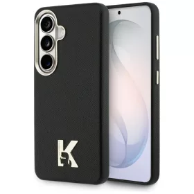  Karl Lagerfeld K Metal Logo Samsung Galaxy S26 mágneses tok, MagSafe, fekete
