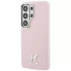 Karl Lagerfeld K Metal Logo Samsung Galaxy S26 Ultra mágneses tok, MagSafe, rózsaszín