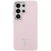 Karl Lagerfeld K Metal Logo Samsung Galaxy S26 Ultra mágneses tok, MagSafe, rózsaszín