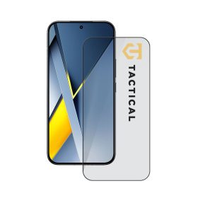   Tactical Glass Shield 5D Poco F8 Pro kijelzővédő üvegfólia, fekete
