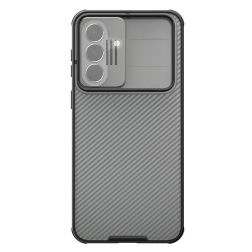 Nillkin CamShield PRO Hard Samsung Galaxy A37 műanyag hátlap tok, átlátszó-fekete