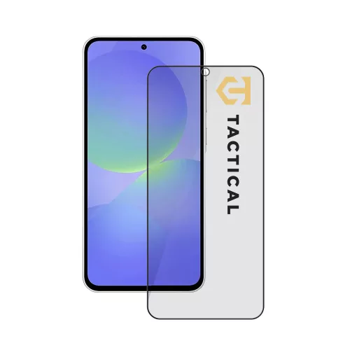 Tactical Glass Shield Privacy Stealth 5D Samsung Galaxy A37 / Galaxy A57 kijelzővédő üvegfólia, fekete (betekintés gátló)