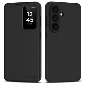   Tech-Protect Smart Wallet Samsung Galaxy A37 flip / kinyitható tok, fekete