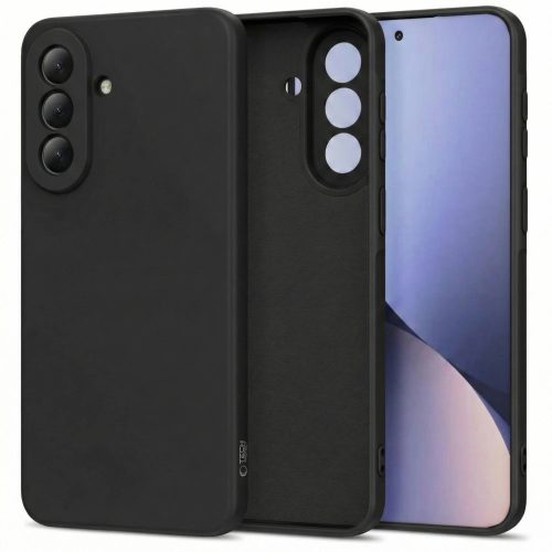 Tech-Protect Icon Samsung Galaxy A37 szilikon tok mikroszálas béléssel, fekete