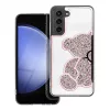 Teddy Bear Samsung Galaxy A37 csillogó köves tok, rózsaszín