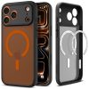 Spigen Ultra Hybrid Mag Apple iPhone 17 Pro tok, MagSafe, Frost Black/Orange, fekete-narancs