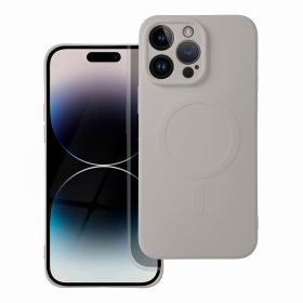   Silicone Mag Samsung Galaxy A57 szilikon hátlap tok, MagSafe, szürke