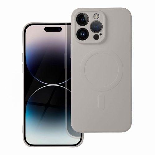 Silicone Mag Samsung Galaxy A57 szilikon hátlap tok, MagSafe, szürke