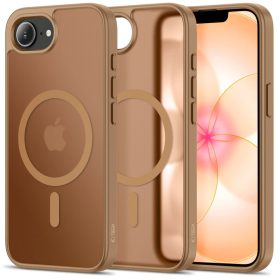   Tech-Protect Basicmag Apple iPhone 17e / iPhone 16e mágneses tok, MagSafe, barna