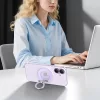 Tech-Protect MMR500 mágneses telefon tartó gyűrű, MagSafe, lila-ezüst