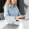 Tech-Protect MMR500 mágneses telefon tartó gyűrű, MagSafe, rózsaszín-ezüst