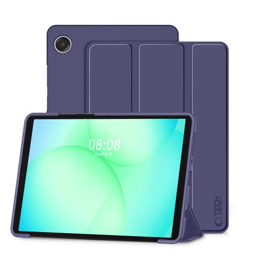 Tech-Protect Smartcase Samsung Galaxy Tab A11 / Tab A9 oldalra nyíló, kitámasztható mappa tok, kék