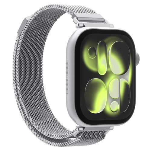 Spigen WBM4 Apple Watch 11 / 10 / 9 / 8 / SE (40 / 41 / 42mm), szíj, ezüst