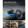 Spigen MFT36 mágneses tapadókorongos autós tartó műszerfalra, MagSafe, fekete