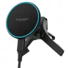 Spigen EV15MAQ Essential mágneses autós tartó szellőzőrácsba, MagSafe, Qi2, 15W, fekete