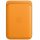 Apple iPhone Leather Wallet mágneses gyári bőr kártyatartó, MagSafe, narancs MHLP3ZE/A