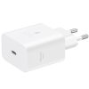 Samsung USB-C gyári hálózati töltő + USB-C töltő-és adatkábel, 1.8m, 45W, fehér (EP-T4511NWE)