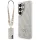 Guess 4G Big Rhinestone Triangle Strap Samsung Galaxy S26 Ultra mágneses tok pánttal, MagSafe, rózsaszín