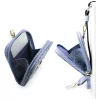 Guess Crossbody Strap PU 4G Metal Logo vállpánt / univerzális pánt pénztárcával, telefonra rögzíthető, kék