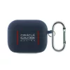 Red Bull Lines Silicone Apple AirPods Pro 3 szilikon tok karabinerrel, kék