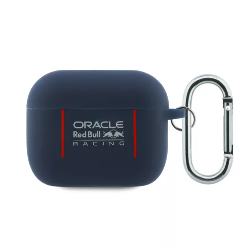 Red Bull Lines Silicone Apple AirPods Pro 3 szilikon tok karabinerrel, kék