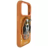 Nimmy Cool & Cute 2.0 Dog Apple iPhone 17 Pro hátlap tok, MagSafe medállal, kutya minta, narancs