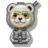 Nimmy Cool & Cute 2.0 Bear mágneses telefon medál, MagSafe, medve minta, szürke