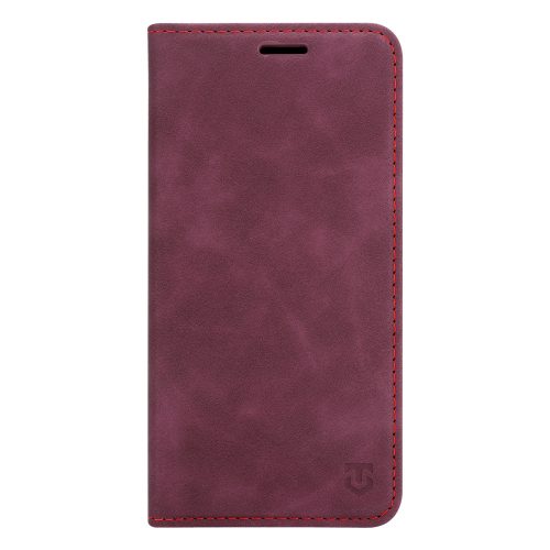 Tactical Xproof Samsung Galaxy A57 flip/oldalra nyíló tok, bordó