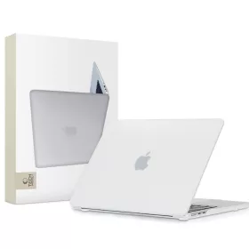   Tech-Protect Smartshell Apple Macbook Air 13 M2-M5 2023-2026 tok, Matt, átlátszó