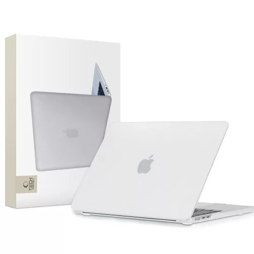 Tech-Protect Smartshell Apple Macbook Air 13 M2-M5 2023-2026 tok, Matt, átlátszó