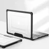 Tech-Protect Smartshell Pro Apple Macbook Pro 14 M1-M5 / M5 Pro / Pro Max 2021-2026 tok megerősített sarokkal, fekete-átlátszó