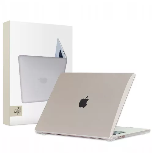 Tech-Protect Smartshell Apple Macbook Air 15 M2-M5 2023-2026 tok, Clear, átlátszó