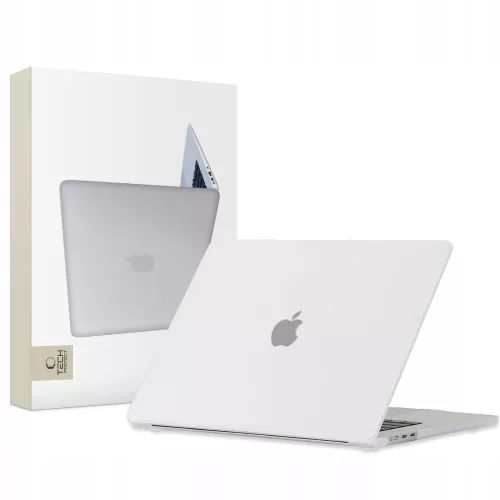 Tech-Protect Smartshell Apple Macbook Air 15 M2-M5 2023-2026 tok, Matt, átlátszó