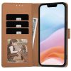 Tech-Protect Wallet Apple iPhone 17e / 16e flip / kinyitható tok, barna
