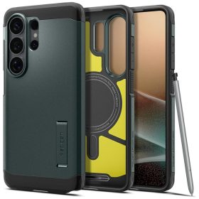 Spigen Tough Armor Samsung Galaxy A57 tok, Metal Slate, kék