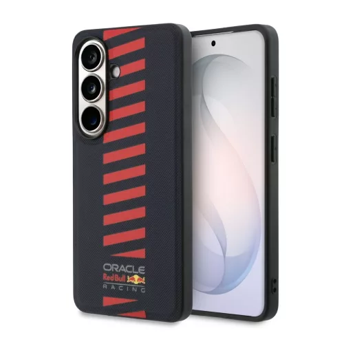 Red Bull PU Leather Meshed Powerbar Samsung Galaxy S26 Plus tok, MagSafe, kék-piros