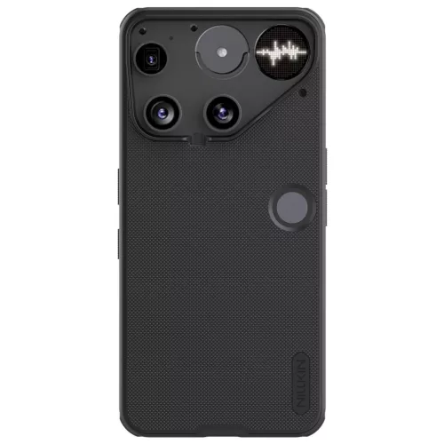Nillkin Super Frosted PRO Nothing Phone 3 műanyag hátlap tok, fekete