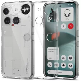   Tech-Protect Flexair Hybrid Nothing Phone 3 hátlap tok, megerősített sarok, átlátszó